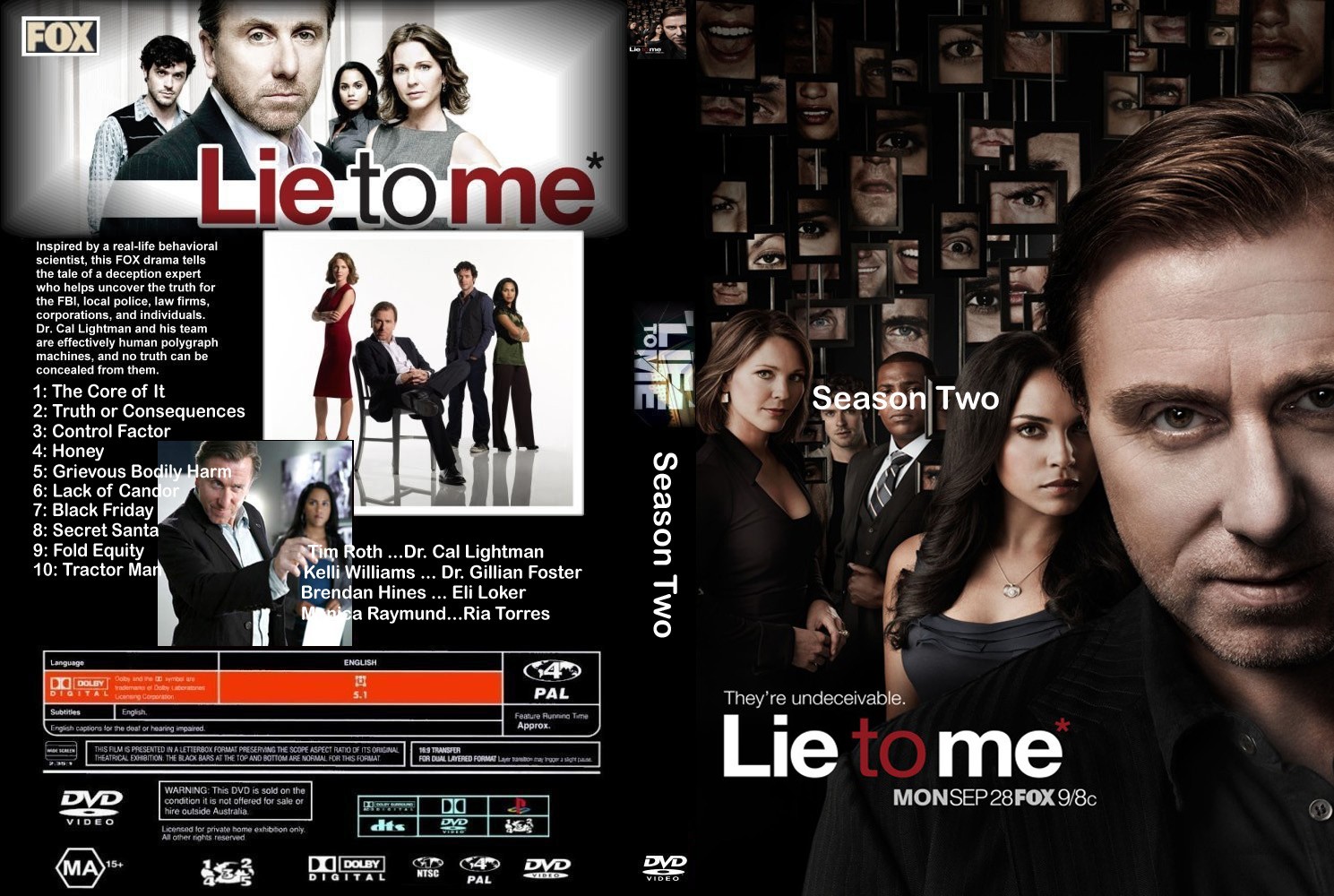 Covers Séries Lie To Me 2° Temporada Covers Séries Lie To Me 2° Temporada